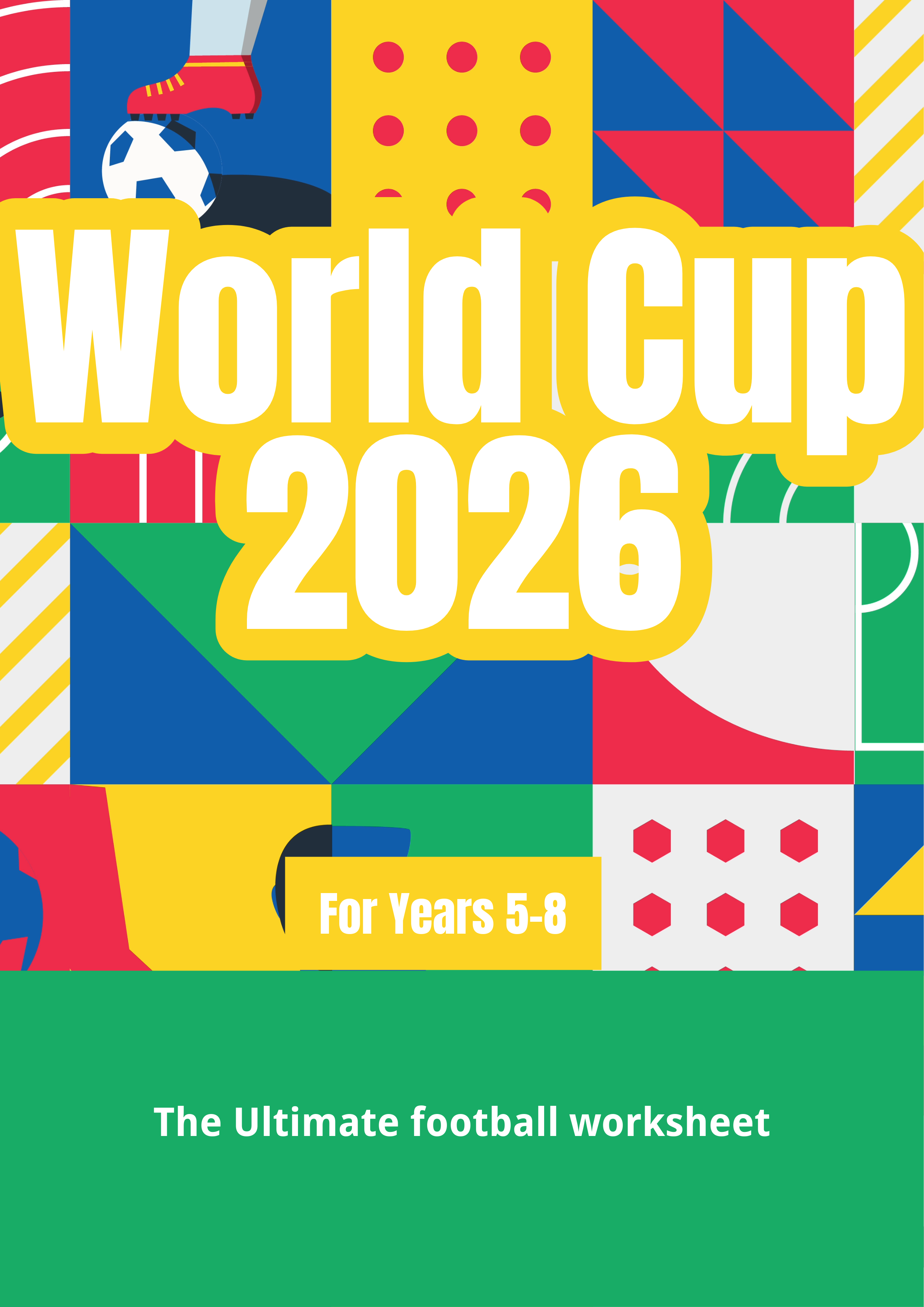 World Cup 2026 Worksheets for Kids | Primary School Football Activity Pack KS2